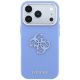 3. Guess Grained & Big Resin Logo Case für iPhone 18 Pro Max / 17 Pro Max - Blau