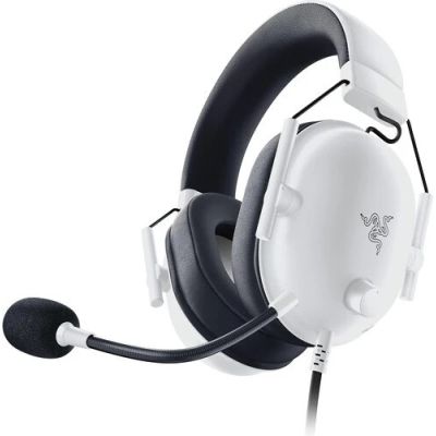Razer Blackshark V2 X Kabelgebundenes Gaming-Headset mit Kopfbügel, Schwarz, Weiß
