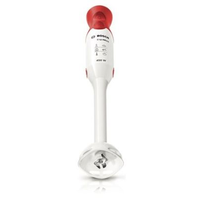 5. Stabmixer BOSCH MSM64010 (450 W; Farbe Weiß, Farbe Rot)