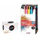 2. POSCA uni PC-1MR, 16 Marker mit Rundspitze in Schwarz, Blau, Gold, Grün, Orange, Pink, Rot, Silber, Lila, Weiß und Gelb