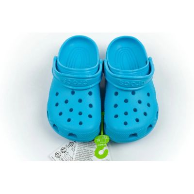 9. Crocs Classic Clog K Blaue Kinder-Clog-Sandalen Bequem Leicht