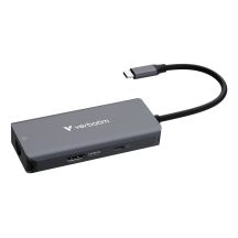 Verbatim 32157 USB 3.2 Gen 1 (3.1 Gen 1) Typ-C Hubs und Hubs 5000 Mbit/s Grau