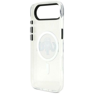 7. Karl Lagerfeld IML Karl Sketch Logo MagSafe Hülle für iPhone 17 Air - Transparent