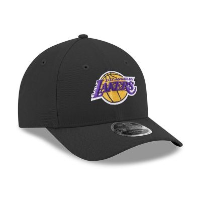 3. New Era 9FORTY Los Angeles Lakers NBA Team M-Crown Snapback Cap, schwarz - 60755479
