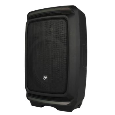 10. V-TONE OrionX 14 ACCU – Aktivlautsprecher, schwarz, wiederaufladbar, Bluetooth, TWS, USB, AUX, FM, DSP, ausziehbarer Griff, Transportrollen, 135 W RMS