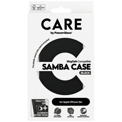 3. CARE by PanzerGlass Fashion MagSafe iPhone 16e Hülle - Schwarz