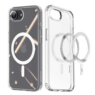 2. Dux Ducis Clin Mag Case für iPhone 16e / 17e, kompatibel mit MagSafe – Schwarz