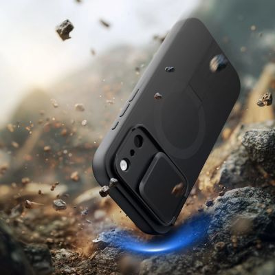 7. Tech-Protect Kevlar Aura MagSafe Case für iPhone 17 Pro - Schwarz