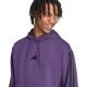 5. Herren adidas Essentials 3-Streifen Fleece-Sweatshirt Lila JX0740