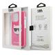 8. Karl Lagerfeld Choupette Head Hülle für iPhone 13 Pro / iPhone 13 - Fuchsia