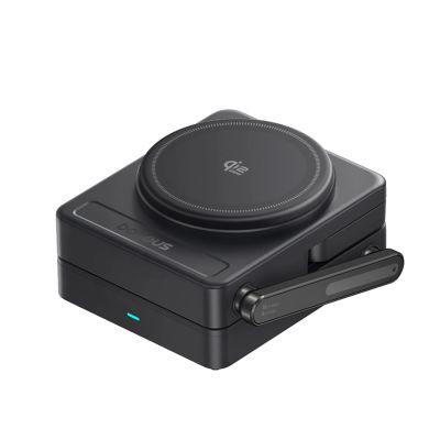 8. Baseus PicoGo AF21 3-in-1 Qi2.2 35W Wireless-Ladegerät mit 45W EU-Netzteil und 1m USB-C-Kabel – Schwarz