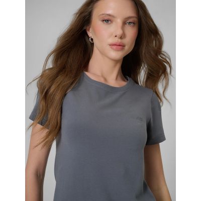 3. Damen-T-Shirt, schmal geschnitten, einfarbig, Größe 4F 4FRSS26TTSHF3628-24S