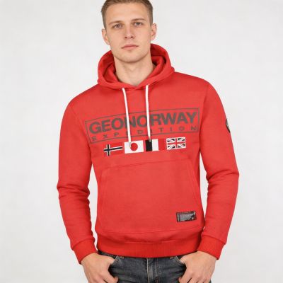 5. Geographical Norway Great DB 317 M Sweatshirt WY8613H/GN-Rot