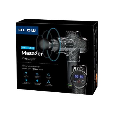 7. Blow Gun Massager Wave 4000 Schwarz