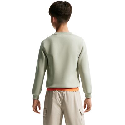2. Nike Sportswear Club Fleece Kinder-Sweatshirt Hellgrün FD3006 304