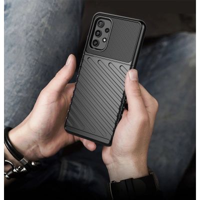 9. Thunder Case Flexibel Robuste Panzer Handyhülle TPU Schutzhülle für Samsung Galaxy A72 4G grün