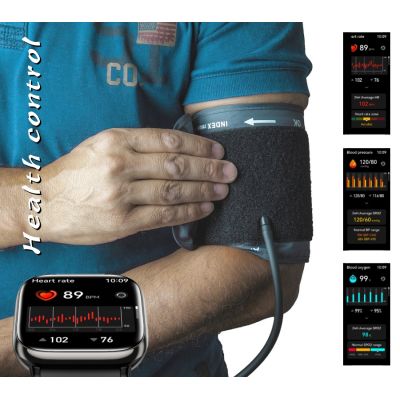 10. Rubicon RNCF31 SCHWARZE Damen-Smartwatch