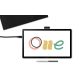 Wacom One 14 Grafiktablett – Bildschirmgrafiktablett mit Wacom One Standard Pen und USB-C-Kabel