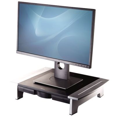 Monitorerhöhung Standard Schwarz/Silber 8031101 Fellowes