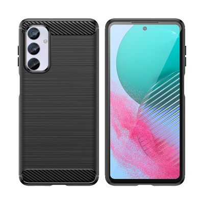 3. Flexible Carbon-Musterhülle für Samsung Galaxy M54 Carbon Case - schwarz