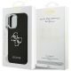 16. Guess Grained Big 4G Classic Logo Hülle für iPhone 17 - Schwarz