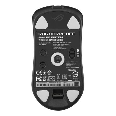 4. ASUS ROG Harpe Ace Aim Lab Edition Gaming-Maus, beidhändig, RF Wireless + Bluetooth + USB Typ-A, optisch, 36000 DPI