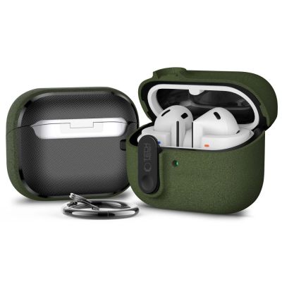 2. Tech-Protect Slim Hook Case für Samsung Galaxy Buds 3 / 3 FE / 3 Pro – Grün
