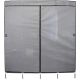 17. Textilschrank 168x45x172cm Dunkelgrau 45238