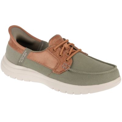 Skechers Slip-Ins: On-The-Go Flex - Palmilla 136536-OLV Grün 36