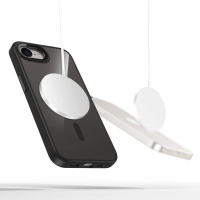 2. Tech-Protect MagMat MagSafe Hülle für iPhone 16e / 17e - Schwarz-Transparent