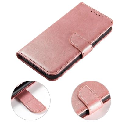 2. Magnet Case Hülle für Samsung Galaxy S23+ Flip Cover Wallet Stand Pink
