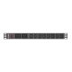 4. LANBERG RACK-STECKDOSENLEISTE 19" PDU PDU-02I1908I-0200-C20-BK (1U, 16A, 2X C19, 8X IEC C13, 2M, C20-STECKER)