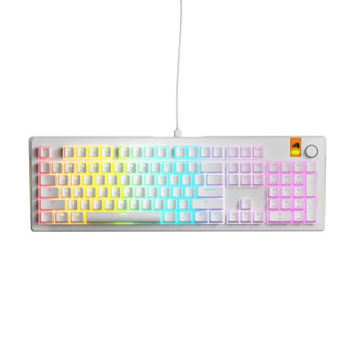 2. Glorious Gaming GMMK 3 HE 100% vorgefertigte USB-Tastatur QWERTY US-Englisch Weiß