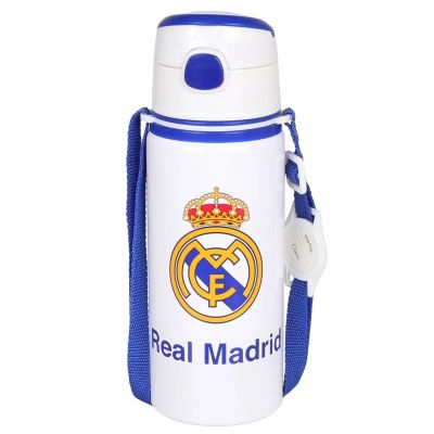Real Madrid Aluminiumflasche mit Mundstück und Tragegurt 600 ml RM00005