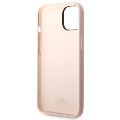7. Karl Lagerfeld KLHCP14MSLCTPI iPhone 14 Plus 6.7" Hardcase hellrosa / hellrosa Choupette Body aus Silikon