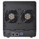 5. Synology DS423 NAS; Tower; 4x (3,5" SATA-Festplatten); Realtek RTD1619B; 2 GB DDR4, 2x 1GbE RJ-45