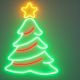 10. WAND-NEONLEUCHTE WEIHNACHTSBAUM