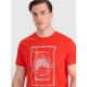 5. Herren-T-Shirt mit Volleyball-Print, Größe 4F 4FRAW25TTSHM3236-62S