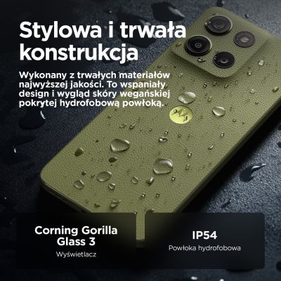 4. Motorola Moto G15 Power 8/256GB Smartphone in Iguana Green