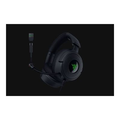 11. Razer Kraken V4 X Kabelgebundenes Gaming-Headset mit Kopfbügel, USB Typ-C / USB Typ-A, Schwarz