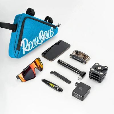 5. Rockbros G002 Flash Journey Dreieck-Rahmentasche 1,4 l – Blau