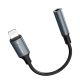 5. Wozinsky WALJ-01 Lightning Adapter - 3,5-mm-Minibuchse - Schwarz