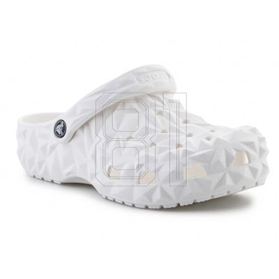 7. Crocs Classic Geometric Clog 209563-100 Flip-Flops