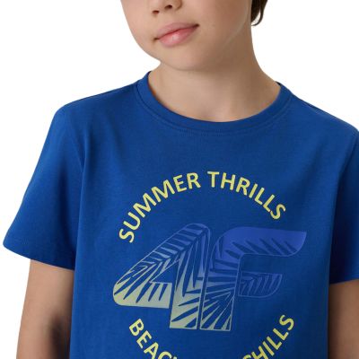 4. Jungen-T-Shirt 4F M3284 Kobalt 4FJWSS26TTSHM3284 36S