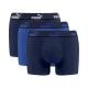 Puma Herren Boxershorts 3er-Pack Boxer Briefs Blau Marineblau