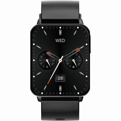 7. Smartwatch Gravity Black 2 Armbänder GT17-7