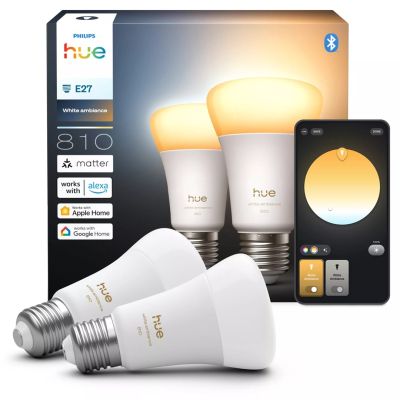 3. Philips Hue White Ambiance Smart-Glühbirne A60 E27 - 810