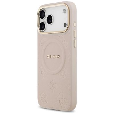 2. Guess Peony Hot Stamp MagSafe Case für iPhone 17 Pro Max - Pink