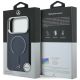 8. Mercedes Leder 3D MagSafe Hülle für iPhone 17 Pro Max - Marineblau