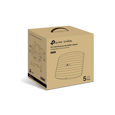 5. TP-Link Omada EAP245 (5er-Pack) WLAN-Zugangspunkt 1750 Mbit/s Weiß PoE-Unterstützung